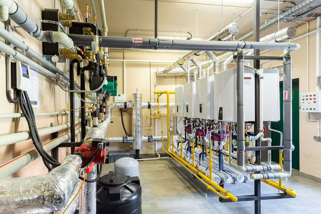 Commercial plant room